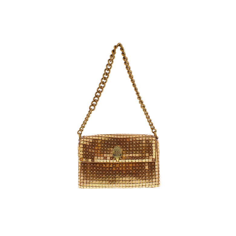 Kurt Geiger sac porté épaule or 1