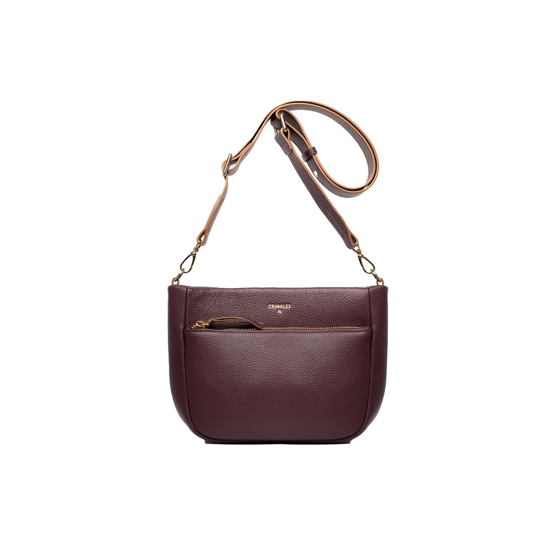 Crinkles Sibel crossbody violet