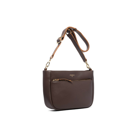 Crinkles Sibel crossbody brown