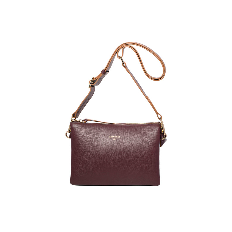 Crinkles Sibel crossbody violet 1