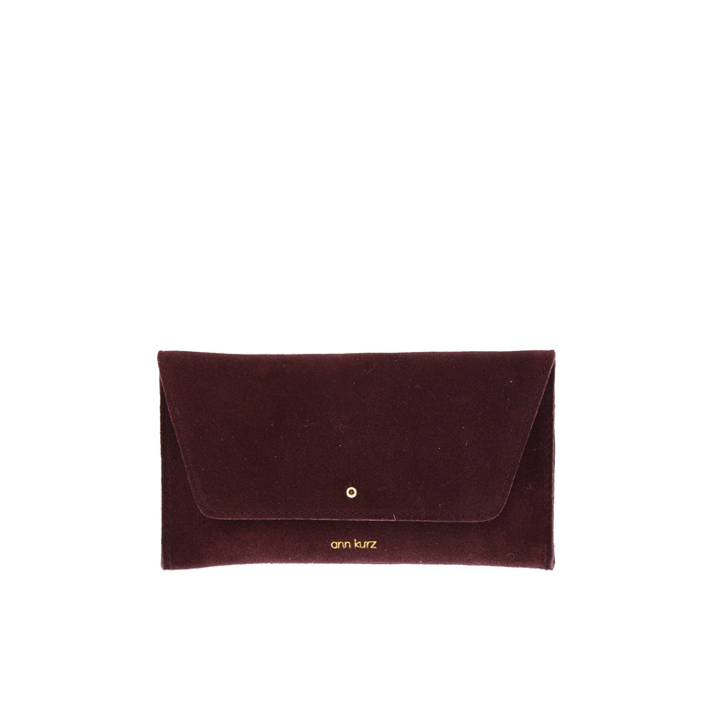 Ann Kurz wallet bordeaux