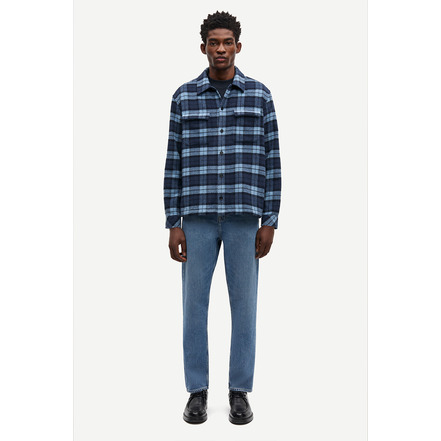 Samsoe&samsoe hemd blauw