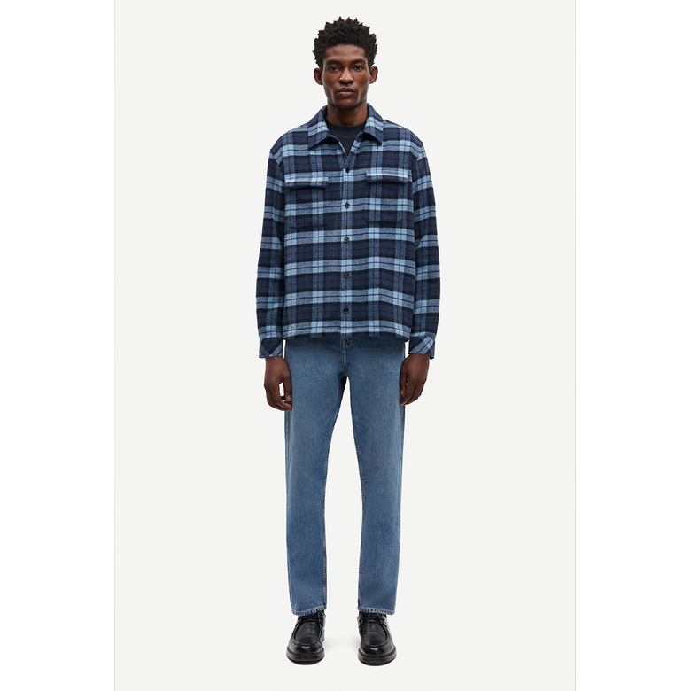Samsoe&samsoe hemd blauw 2