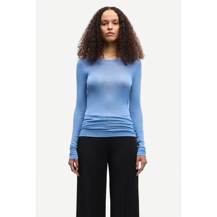 Samsoe&samsoe t-shirt blauw