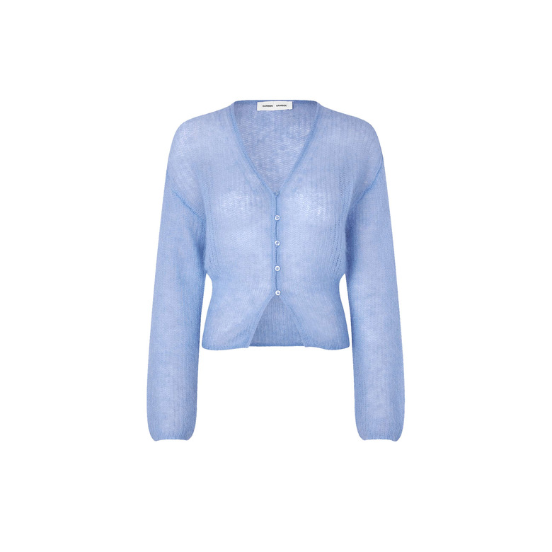 Samsoe&samsoe cardigan blauw 1