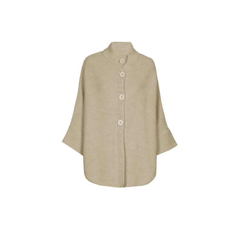 Marie Mero poncho beige 1