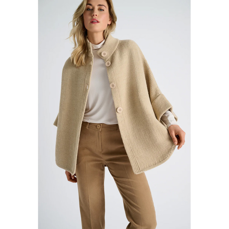 Marie Mero poncho beige 2