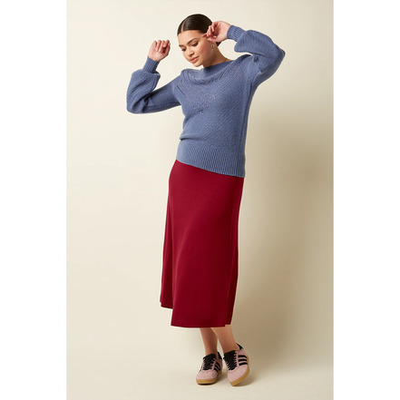 King Louie jupe bordeaux