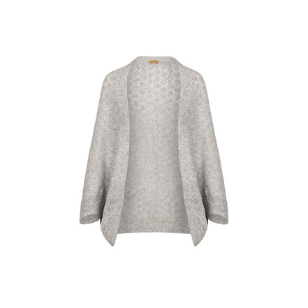 Les Cordes poncho gris