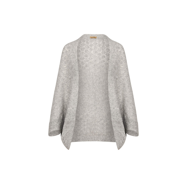 Les Cordes poncho grijs 1