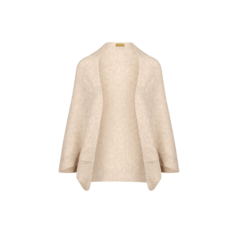 Les Cordes gilet beige 1