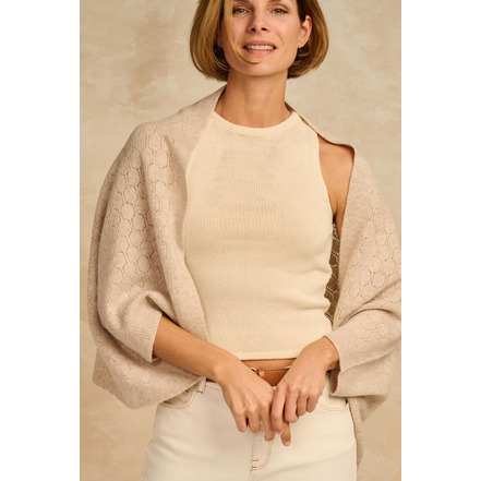 Les Cordes gilet beige