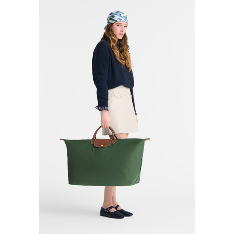 Longchamp reisetasche grÜn 4