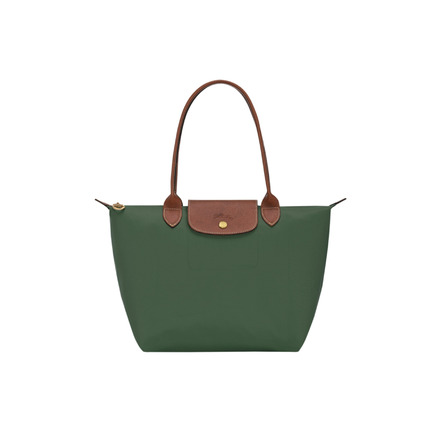 Longchamp schultertasche grÜn