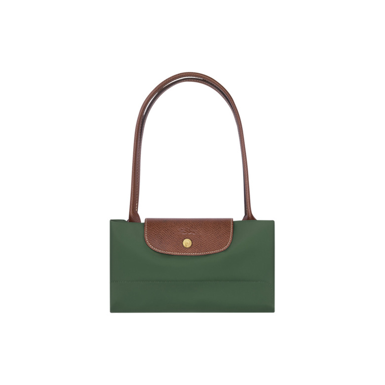 Longchamp schultertasche grÜn 4