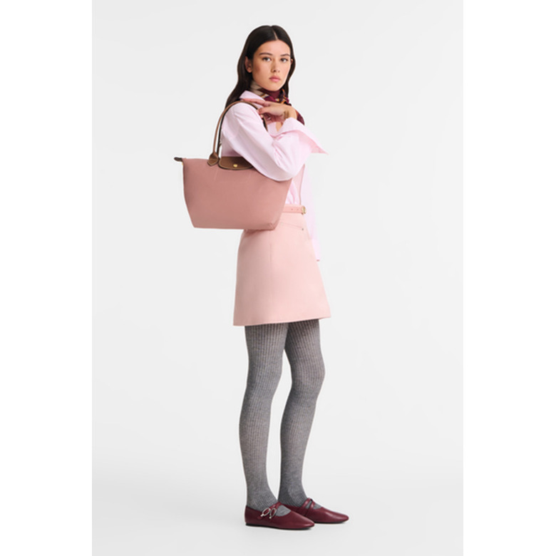 Longchamp schultertasche rosa 5