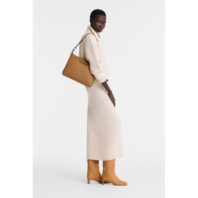 Longchamp schoudertas bruin 5