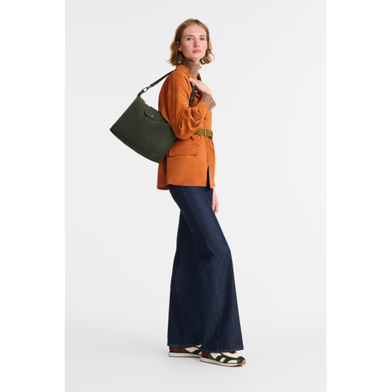 Longchamp schultertasche grÜn 5