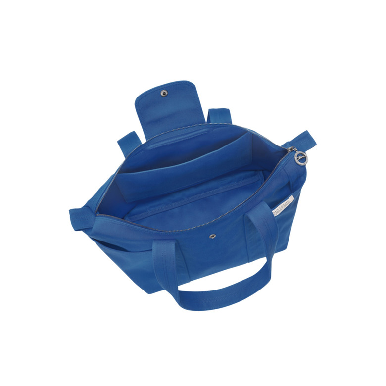 Longchamp schultertasche blau 4