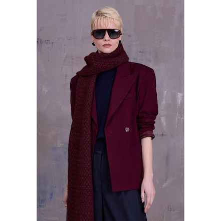 Nathalie Vleeschouwer blazer bordeaux