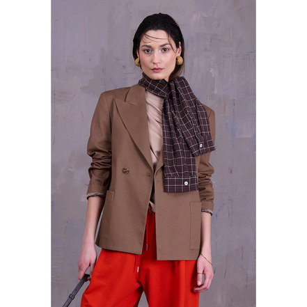 Nathalie Vleeschouwer blazer brun