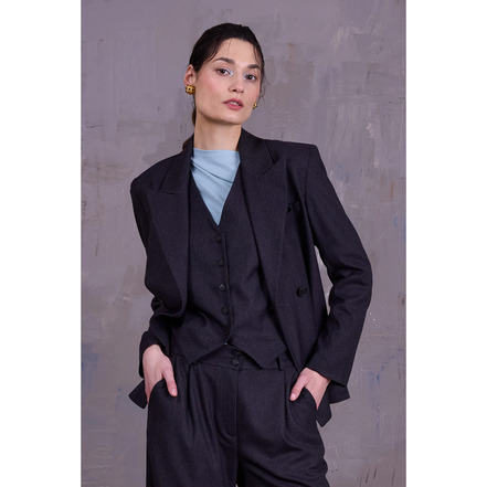 Nathalie Vleeschouwer blazer bleu