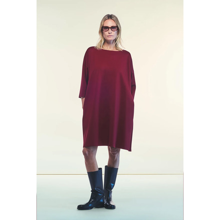 Liviana Conti robe bordeaux