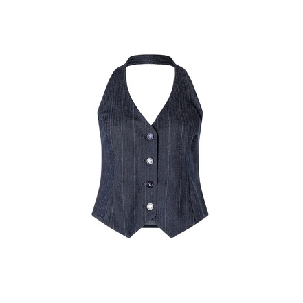 Ana Alcazar gilet bleu