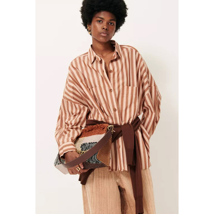 Sessun bluse cognac