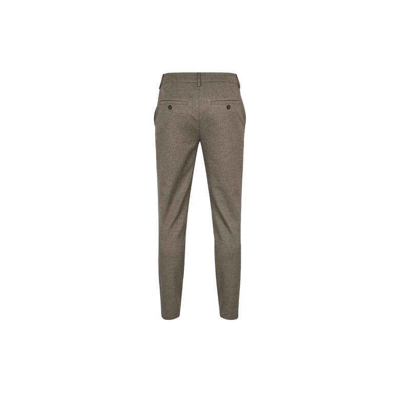 Plain pantalon 34 inch taupe 2