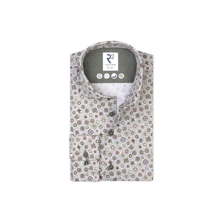 R2 Amsterdam chemise vert