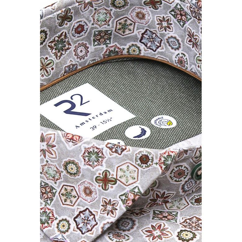 R2 Amsterdam chemise vert 2