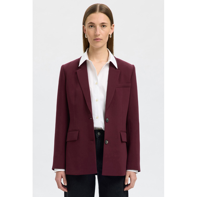 Selected Femme blazer bordeaux 2
