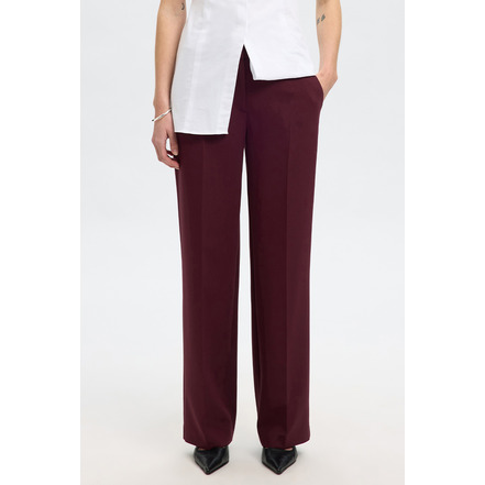 Selected Femme pantalon bordeaux