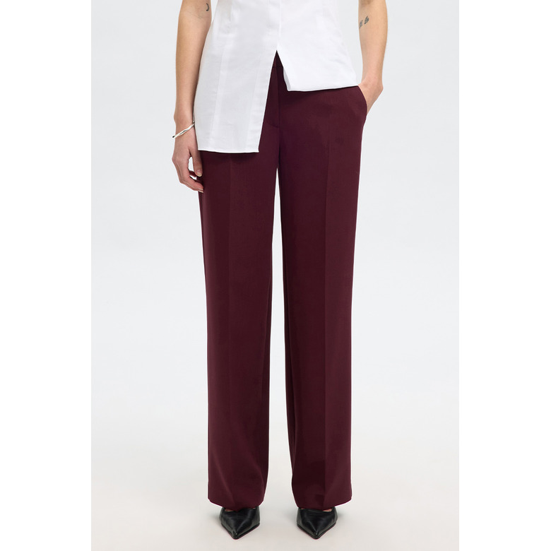 Selected Femme hose bordeaux 2