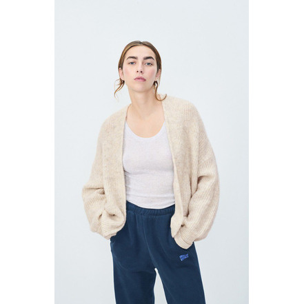 American Vintage strickjacke beige