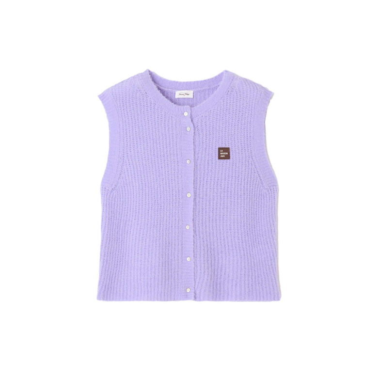 American Vintage strickjacke violett