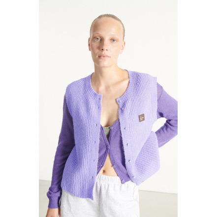 American Vintage strickjacke violett