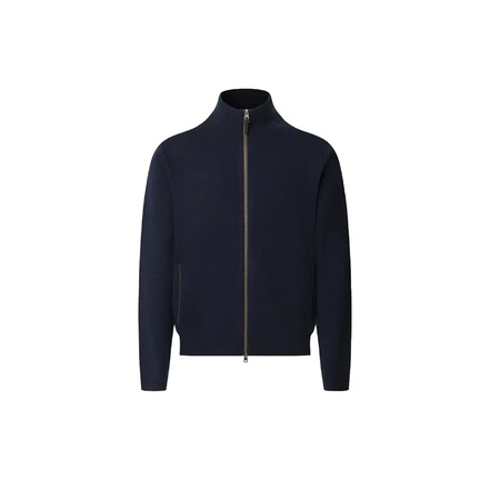 Hackett strickjacke blau