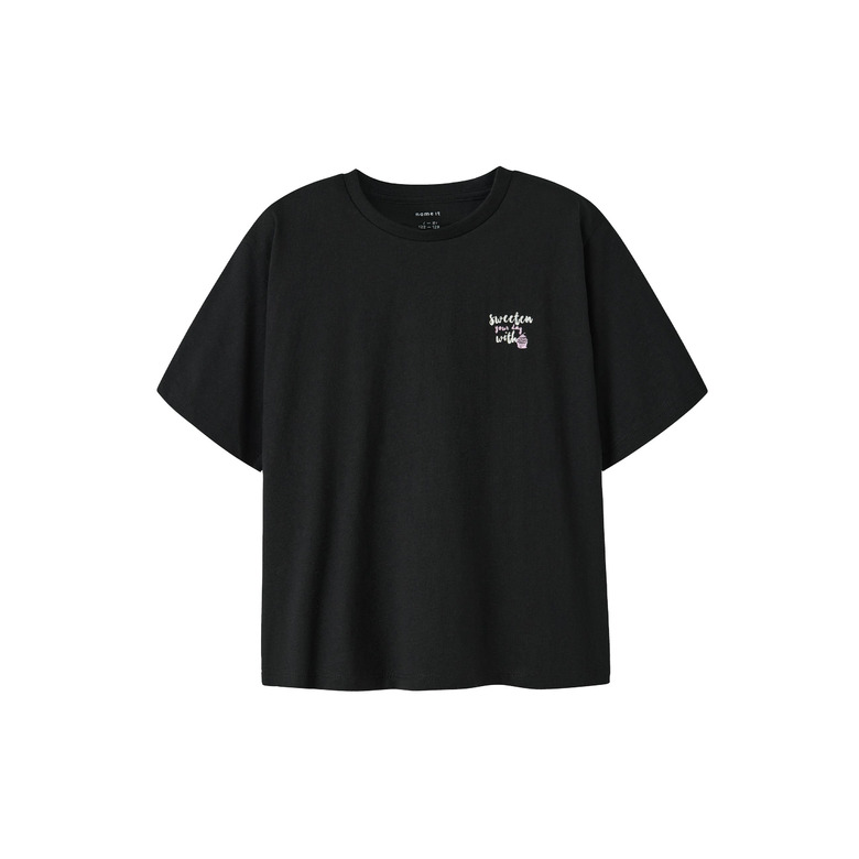 Name It Meisjes t-shirt noir 1