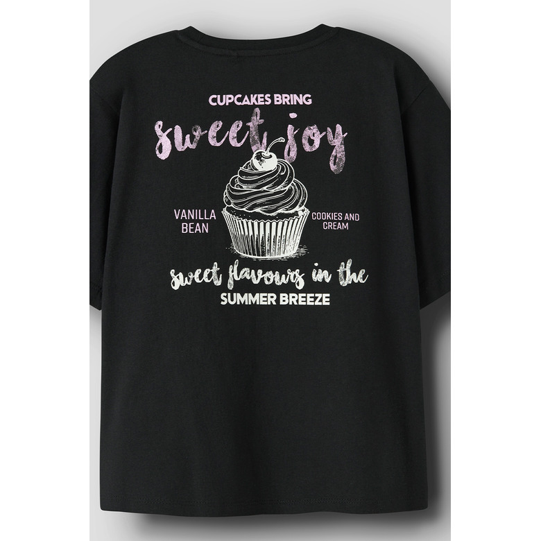 Name It Meisjes t-shirt noir 2