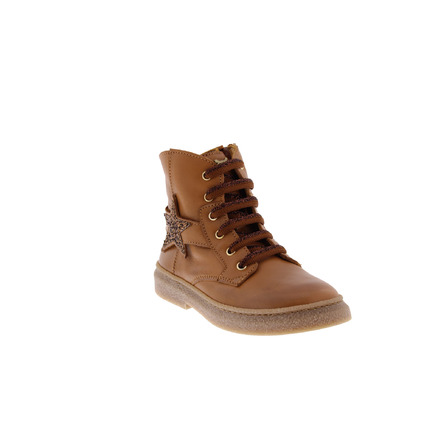 Stones And Bones high shoes cognac