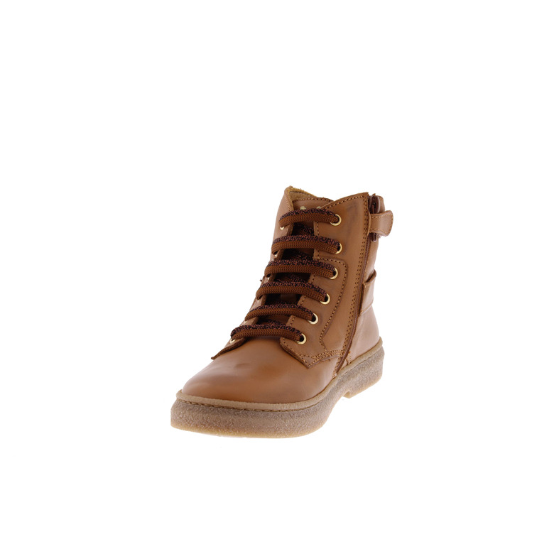Stones And Bones high shoes cognac 3
