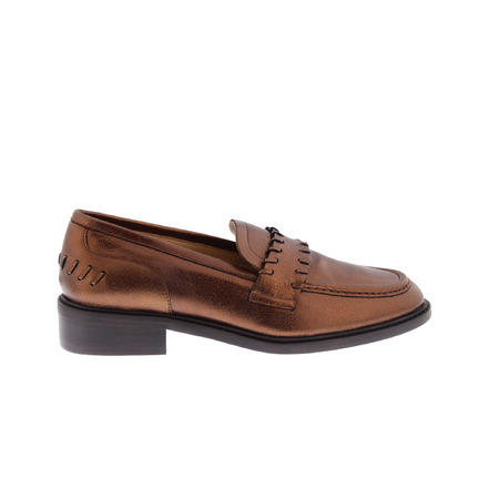 Xandres mocassins et loafers bronze