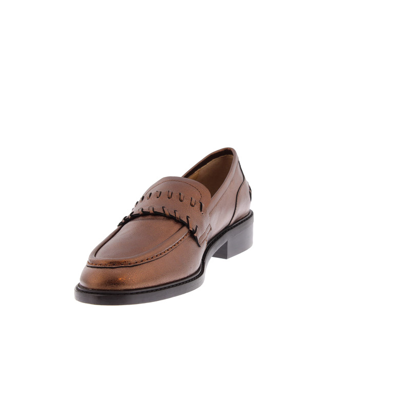 Xandres mocassins et loafers bronze 3