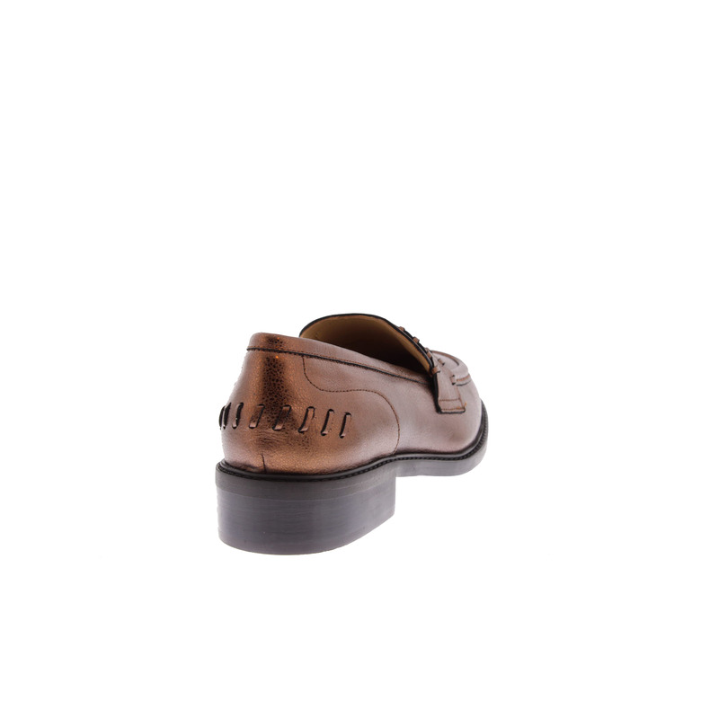 Xandres mocassins et loafers bronze 4