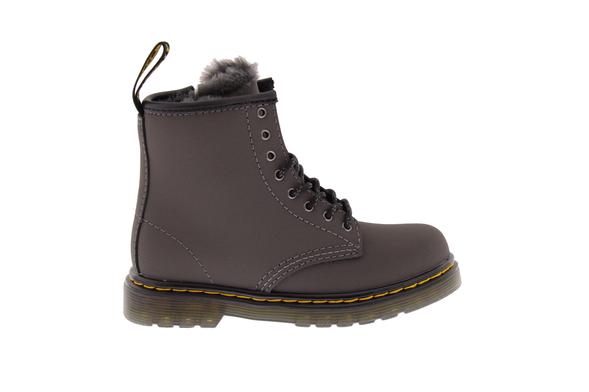 Grey Doc Marten Serena Martens Womens 1460 Serena Collar Khaki