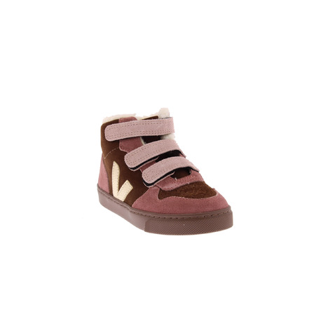 Veja chaussures hautes rose