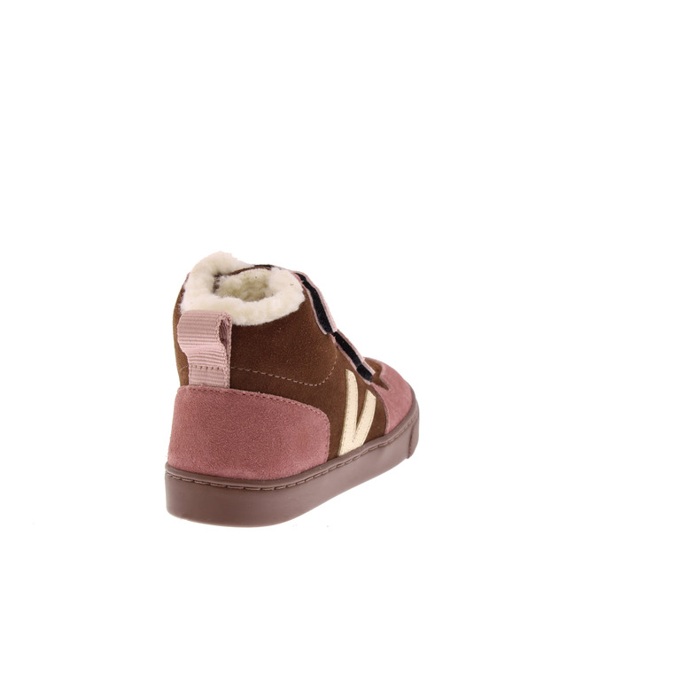 Veja chaussures hautes rose 4
