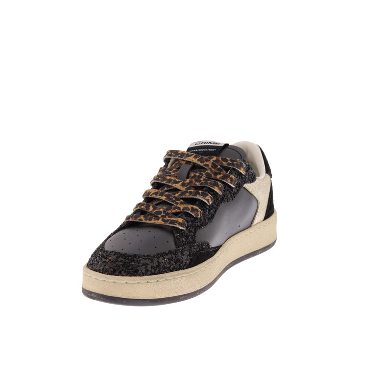 Crime sneakers zwart 3
